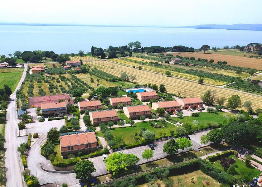 Umbria Magione Aerial view