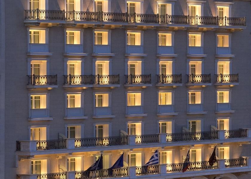 Attica Athens Front of property - evening/night