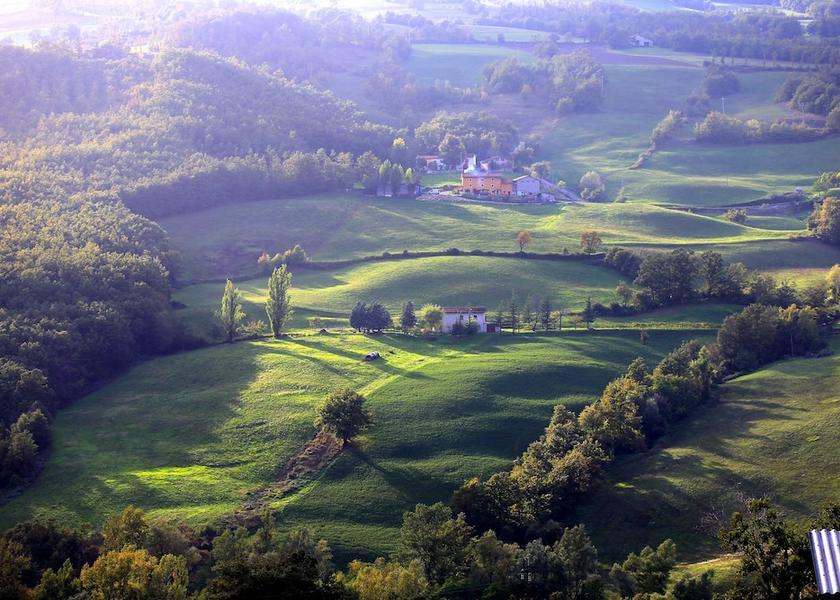 Emilia-Romagna Castiglione dei Pepoli Aerial View