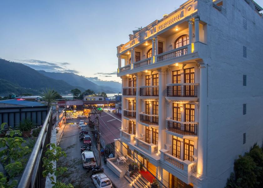 Gandaki Pokhara Front of property - evening/night