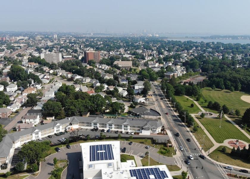 Massachusetts Quincy Aerial View