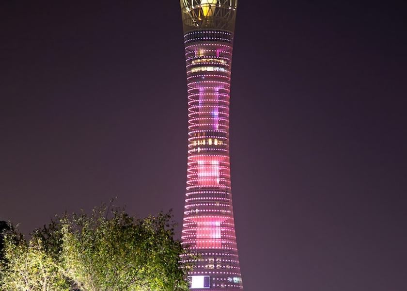  Doha Front of property - evening/night