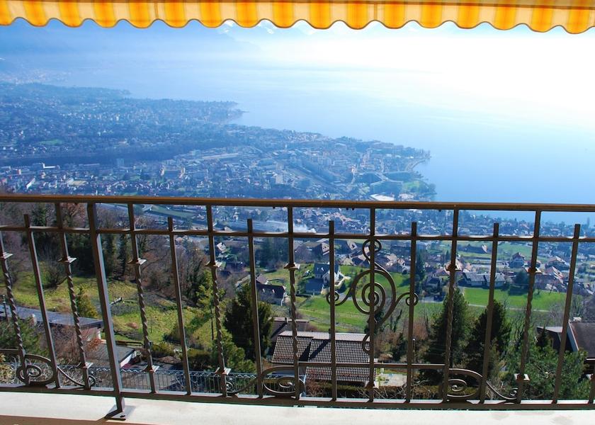Canton of Vaud Chardonne Balcony View