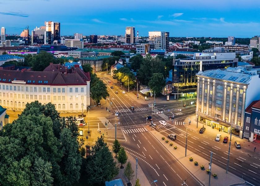 Harju County Tallinn Front of property - evening/night