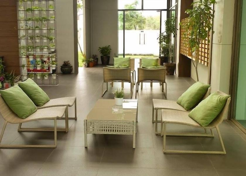 Lobby sitting area