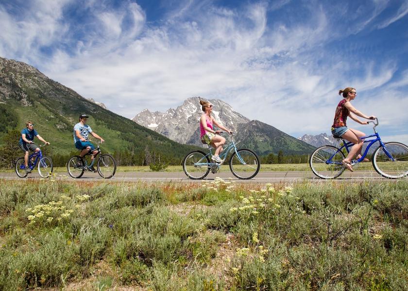 Wyoming Moose Bicycling