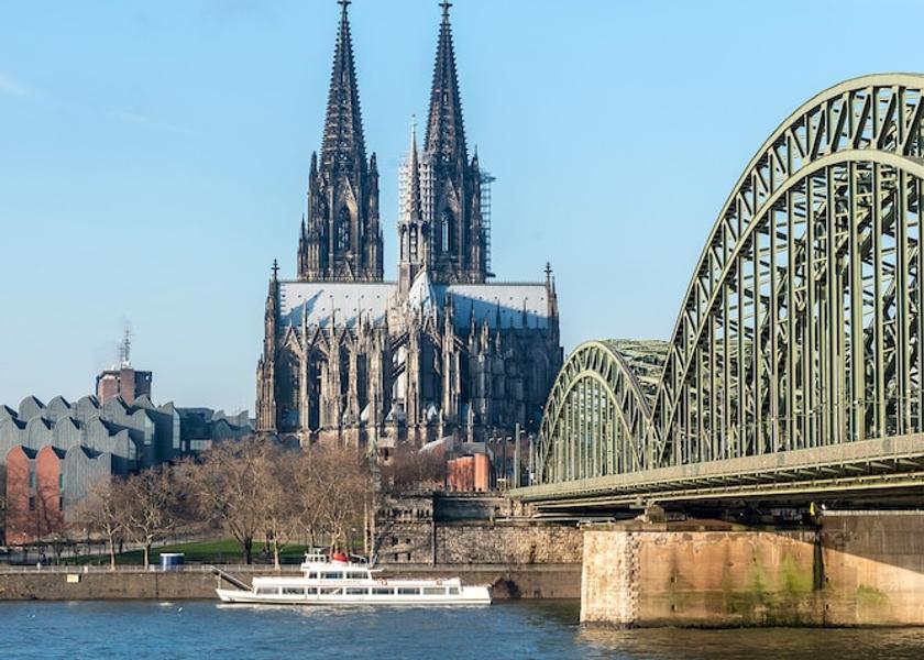 North Rhine-Westphalia Cologne Land View from Property