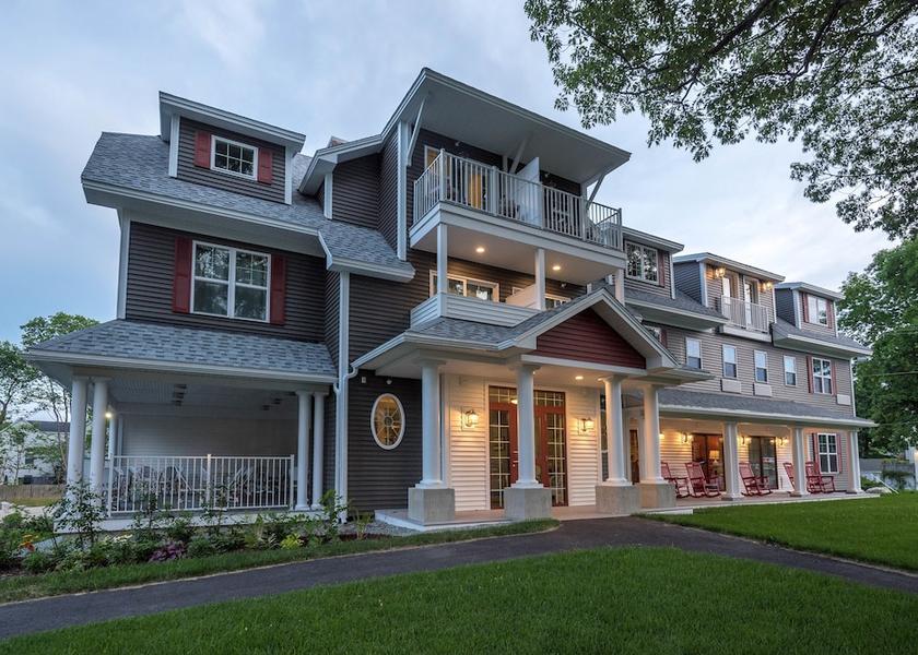 Maine Bar Harbor Front of property