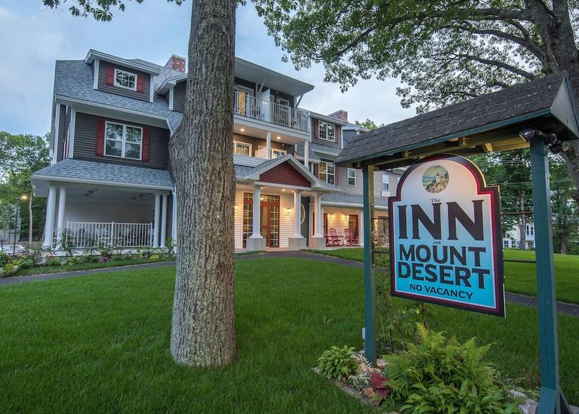 Maine Bar Harbor Property entrance