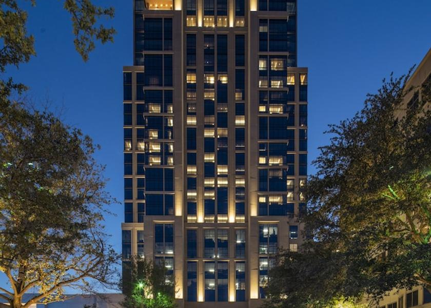 Texas Houston Front of property - evening/night