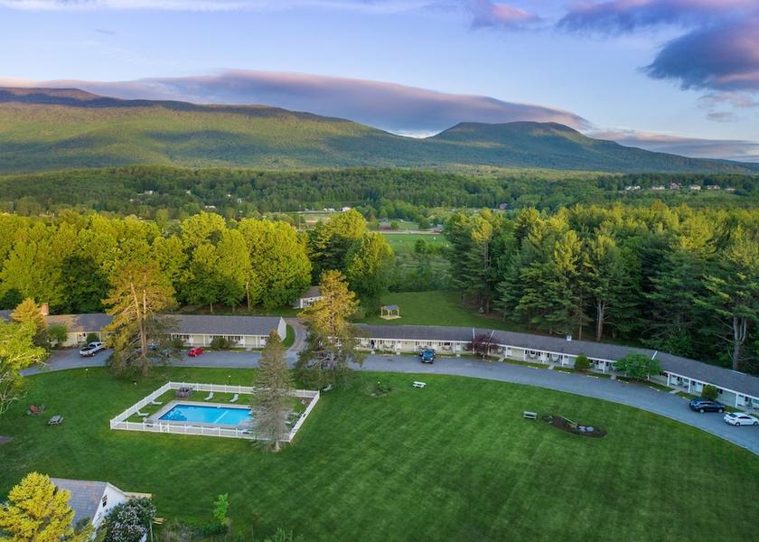 Vermont Manchester Center Aerial view