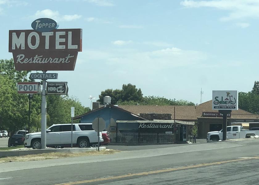 California Taft View from Property