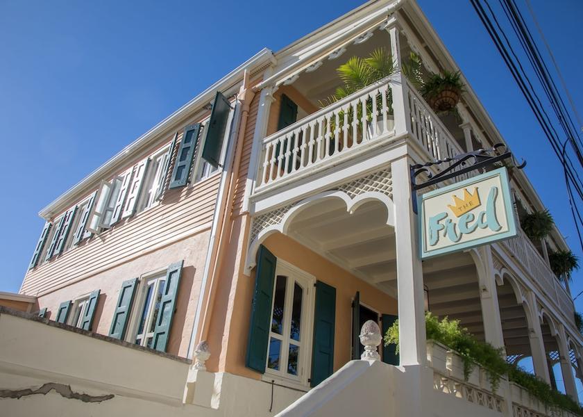 St. Croix Island Frederiksted Facade
