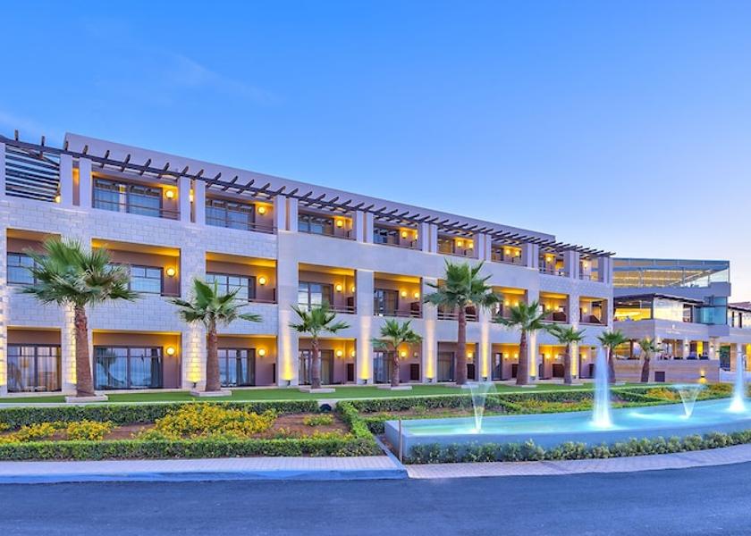 Crete Platanias Front of property - evening/night