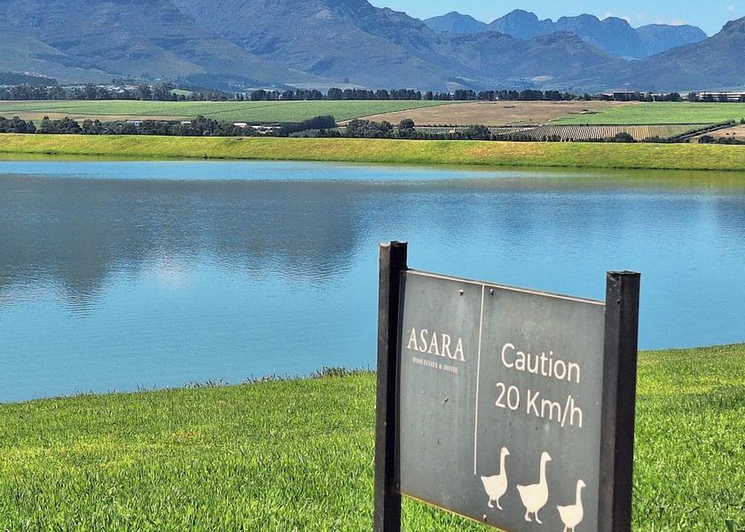 Western Cape Stellenbosch Land view from property