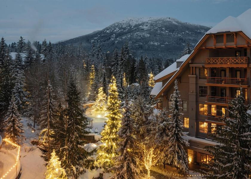 British Columbia Whistler Aerial view