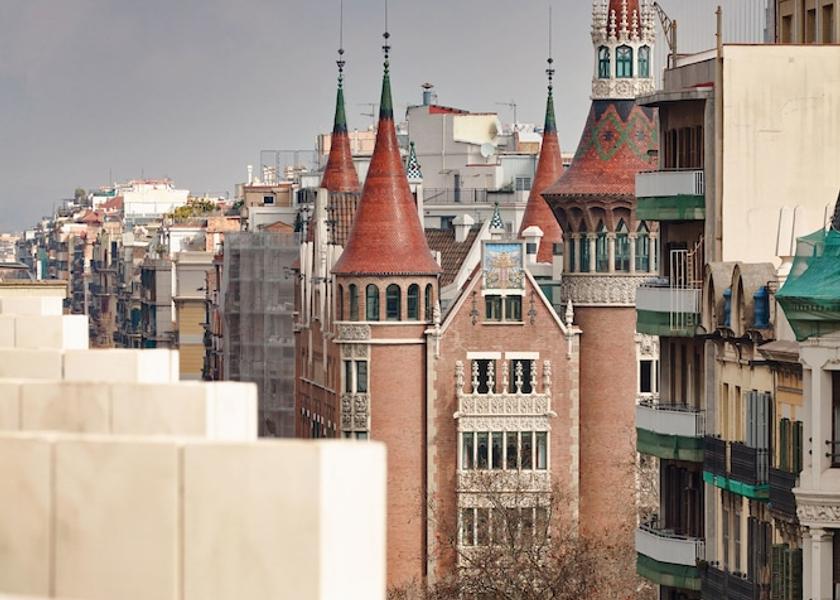 Catalonia Barcelona City View from Property