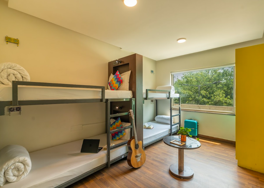 Delhi Delhi Bed in 4 Bed Mixed A/C Dormitory Room with Ensuite Bathroom 