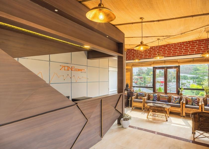 Uttarakhand Lansdowne Lobby sitting area