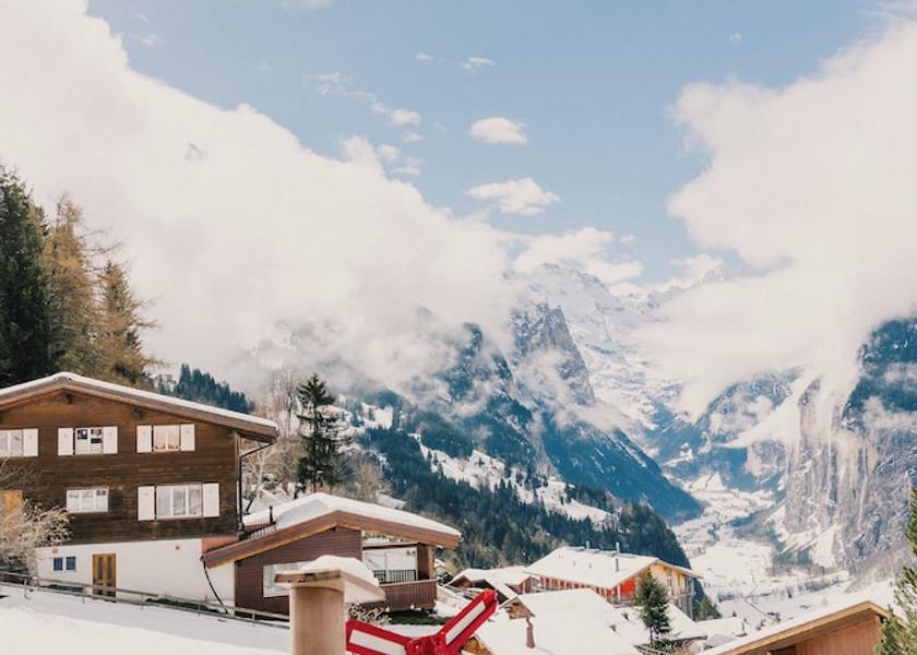 Canton of Bern Wengen Exterior Detail