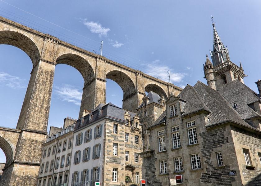Brittany Morlaix City View