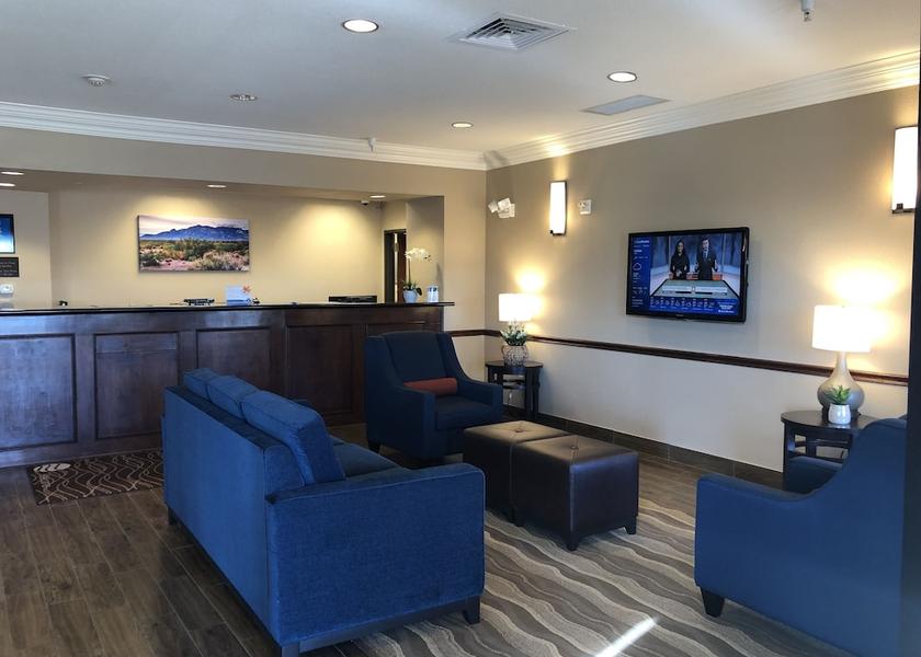 Texas Early Lobby sitting area