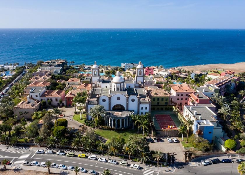 Canary Islands San Bartolomé de Tirajana Aerial view