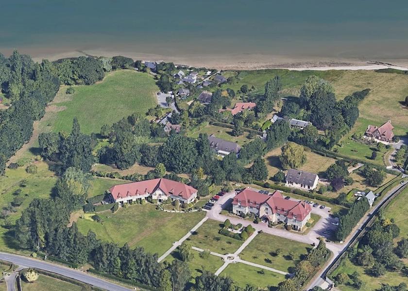Normandy Cricqueboeuf Aerial view
