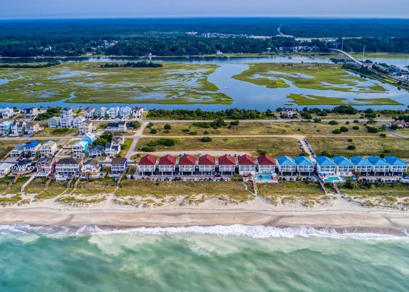 North Carolina Ocean Isle Beach Aerial View