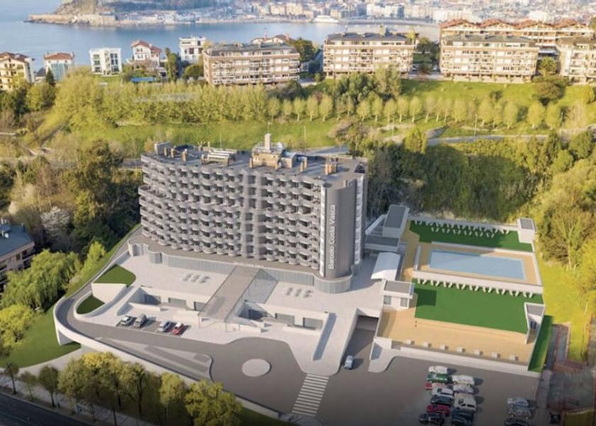 Basque Country San Sebastian Aerial View