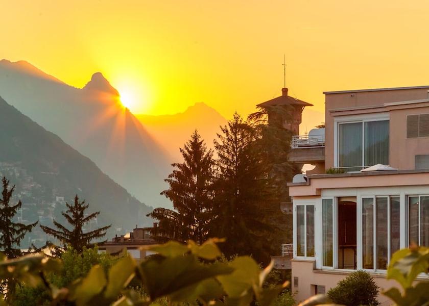 Canton of Ticino Paradiso Exterior Detail