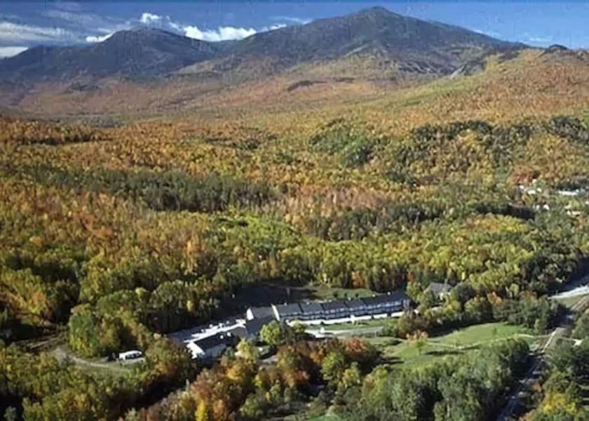 New Hampshire Gorham Aerial view