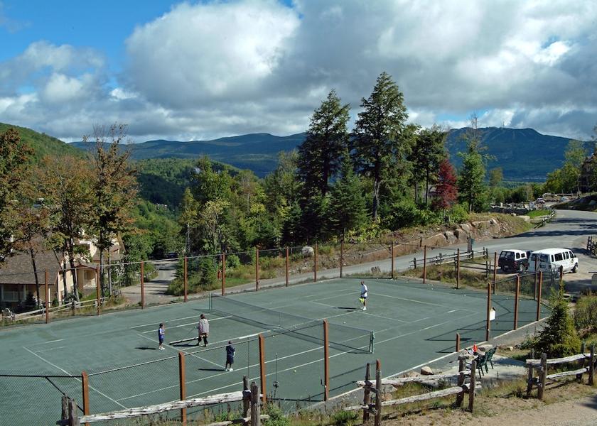 Quebec Mont-Tremblant Tennis Court