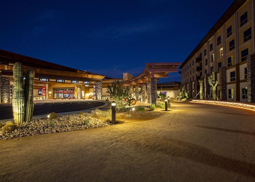 Front of property - evening/night