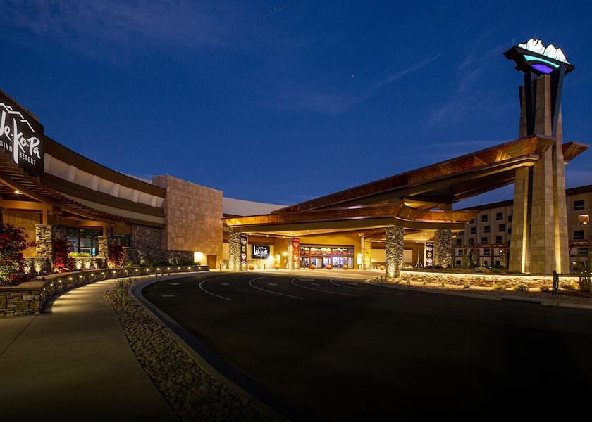 Front of property - evening/night