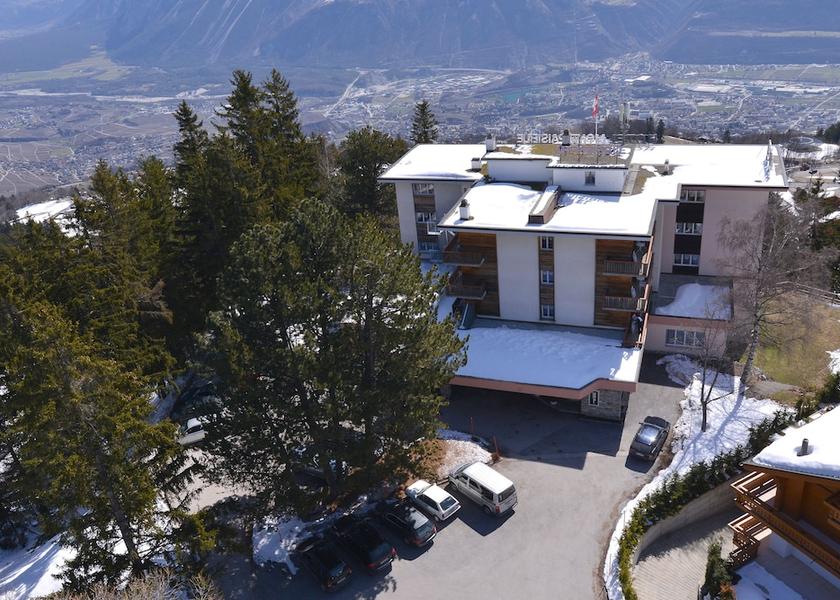 Valais Crans-Montana Aerial View