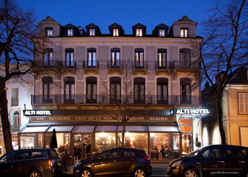 Occitanie Bagneres-de-Luchon Front of property - evening/night
