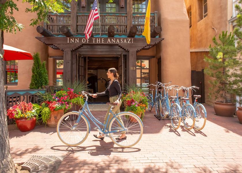 New Mexico Santa Fe Facade