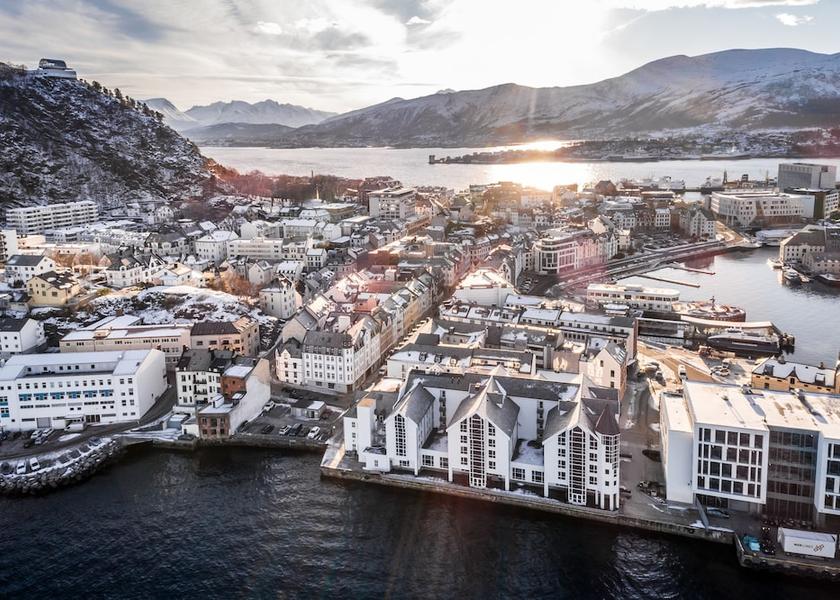 More og Romsdal (county) Alesund Aerial View