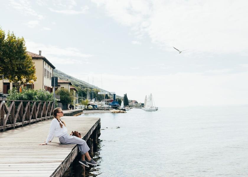 Veneto Brenzone sul Garda Beach