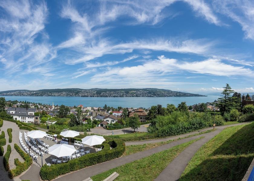 Canton of Zürich Rüschlikon Aerial view