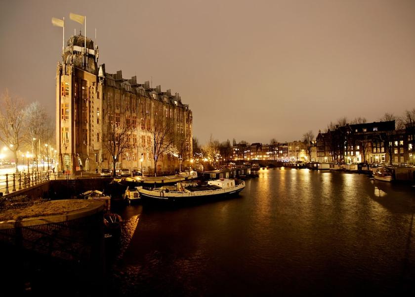 North Holland Amsterdam Front of property - evening/night