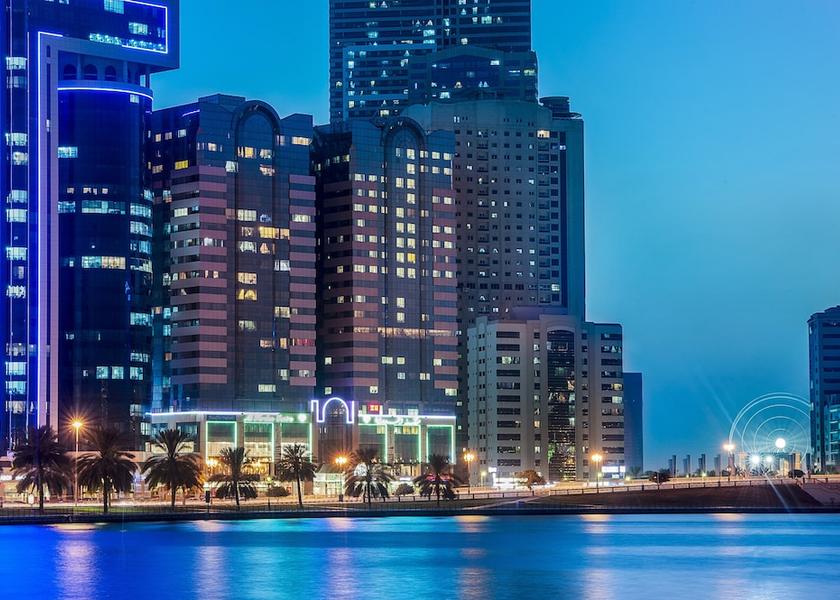  Sharjah Front of property - evening/night