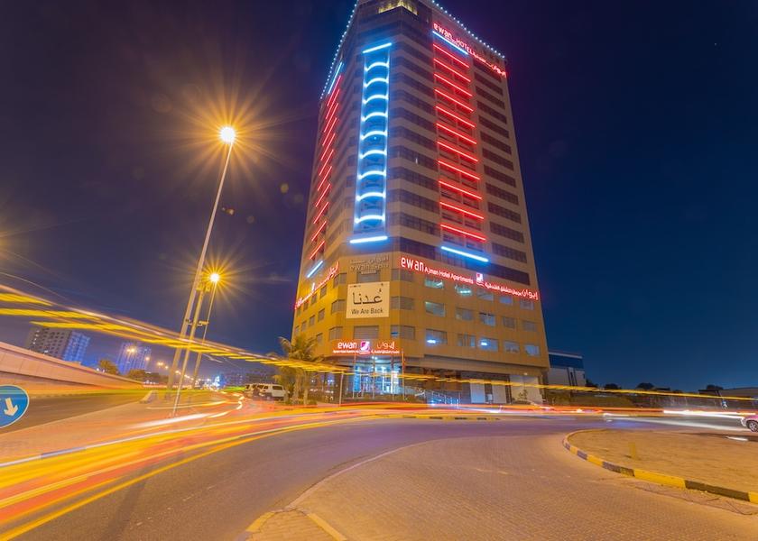  Ajman Front of property - evening/night