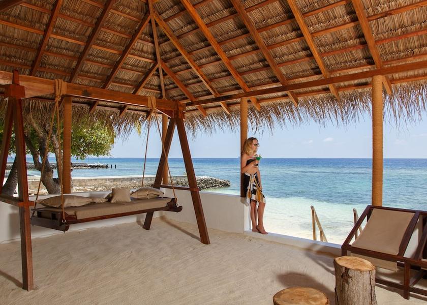 Laamu Atoll Gan Island View from Property