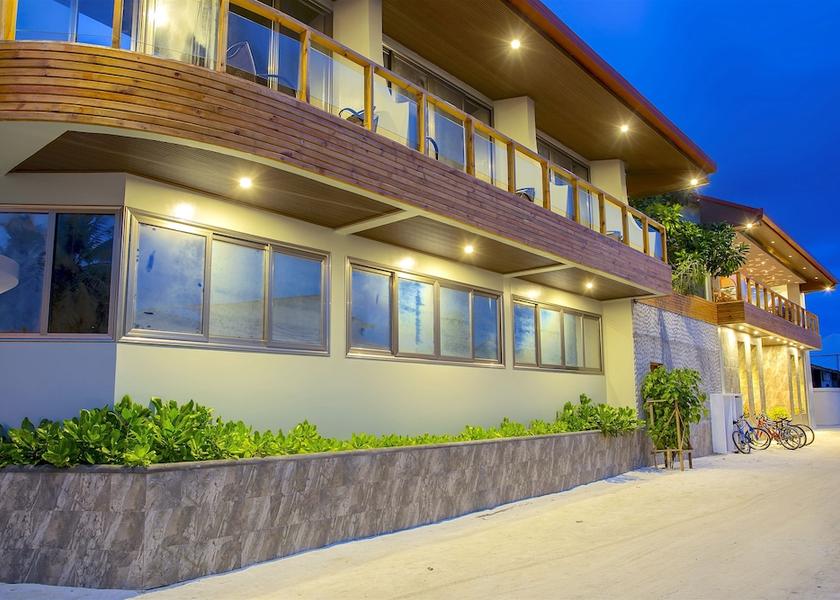 Kaafu Atoll Maafushi Front of property - evening/night