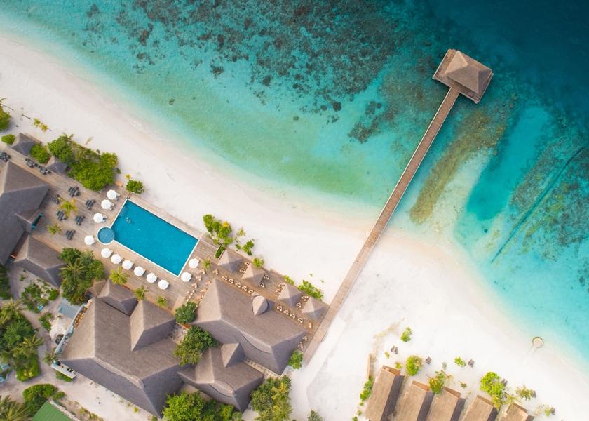 MV Maldives Aerial View