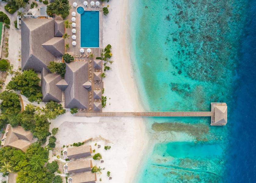 MV Maldives Aerial View