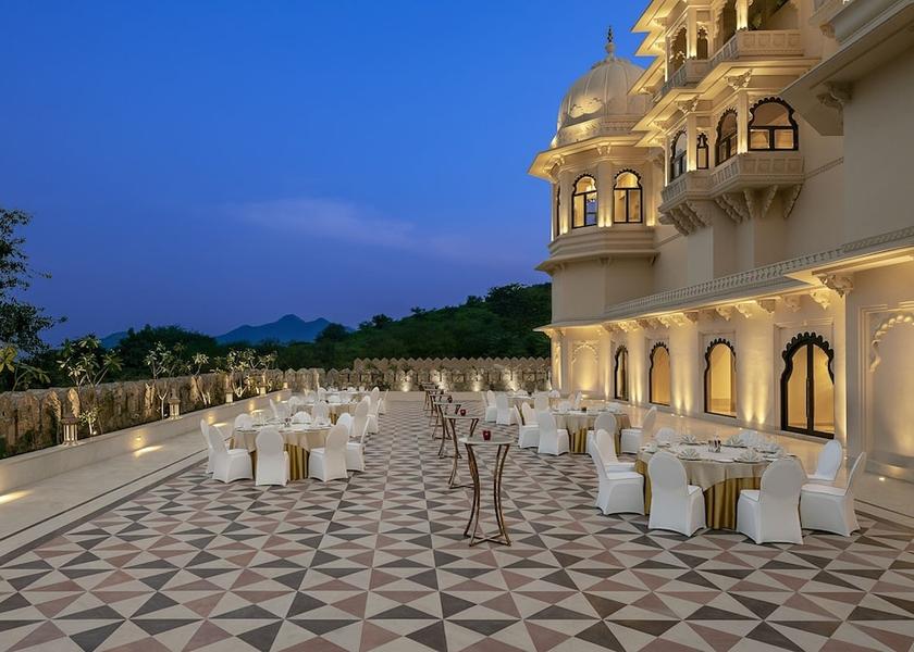 Rajasthan Udaipur Outdoor banquet area