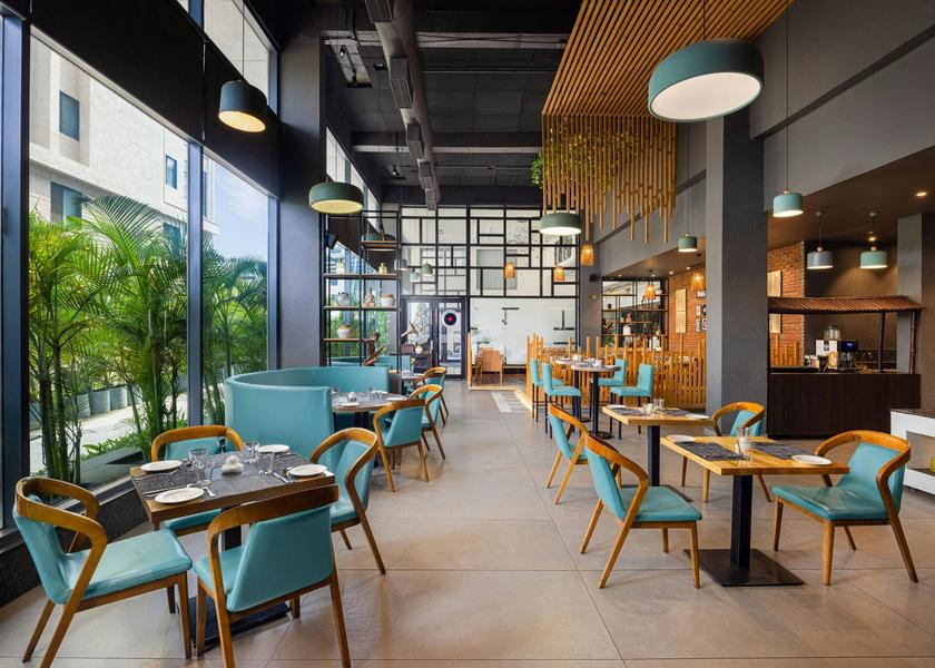 Madhya Pradesh Bhopal Symphony Restaurant - Tables - Chairs - Windows